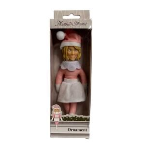 Martha Stewart Martha on the Mantel 7" Doll Christmas Ornament Mantle 2025 New